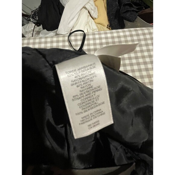 Jones NY Vintage Y2K Womens Silk Burnout Babydoll Dress size 10 Fairy Whimsigoth - Picture 10 of 11